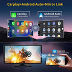 Semi Truck Camera System with Apple Carplay & Andriod Auto,Dash Cam for Semi Truck with 4-Channel 1080P RV Camera System,10.36" IPS Touchscreen, 360° All-Round Recording, 24H Parking Monitoring