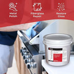 Shurhold Buff Magic Compound - Ultimate Restoration for Oxidation & Rust | Buffing & Polishing Pads for Metal & Gelcoat