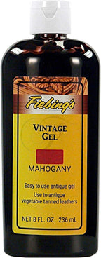 Fiebing's Vintage Gel - Mahogany 8oz - Antique Gel for Leather
