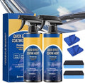 Quick Effect Car Coating Spray 2 Pack, Waterless Wash Polish, Paint Protection and Glass Cleaner