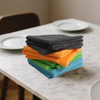 Tricol Clean 12 Pack Microfiber Cleaning Cloth 11.8x11.8inch - Streak-Free, Reusable Microfiber Wipes Towels for Glass, Kitchen, Car, Dusting - Absorbent & Lint-Free-Mixed 4 Colors
