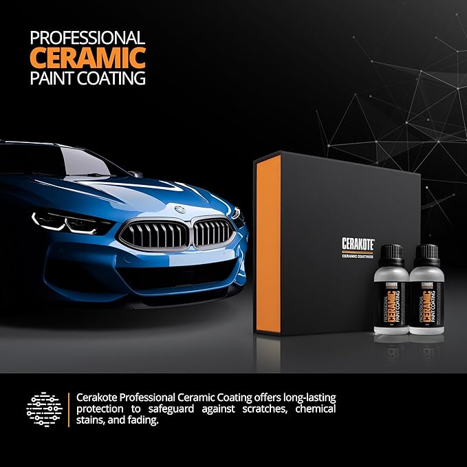 Cerakote Pro Ceramic Bundle – Car Wash & Professional Ceramic Kit with Microfiber Towels – Exterior Auto Cleaning & Protection Kit - Prep and Apply Cerakote Professional Ceramic Paint Coating
