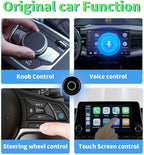 Wireless CarPlay Adapter for iPhone, Convert Wired to Wireless Apple CarPlay, Plug & Play, USB Type A, Black, Compatible with Cars 2016+ Compatible with iOS & Android