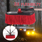 Car Duster Exterior Scratch Free, Microfiber Car Duster Kit, Interior & Exterior Cleaning Tools, Dashboard Detailing Brush, Pollen Removing, Extendable Handle, Gifts for Men Women