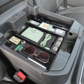 PIMCAR Full Size Center Console Organizer for 2019-2022 Chevy Silverado/GMC Sierra 1500 & 2020-2023 Silverado/Sierra 2500 HD 3500 HD Accessories-Full Console w/Bucket Seats ONLY