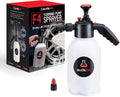 Suds Lab F4 Foaming Pump Sprayer with 70 oz UV Resistant Canister & Ergonomic Handle – Handheld Dual-Action Atomizer Car Foam Sprayer for Detailing, Garden & Home Use