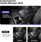 LUWU Center Console Cover Hidden Storage Box Compatible with 2025 2026 Toyota 4Runner Accessories Silicon Material Armrest Secret Arm Rest Cover Center Console Hidden Organizer Box (2 in 1 Design)