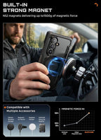 SUPCASE for Samsung Galaxy Z TriFold Case with 2 Tempered Glass Screen Protectors (UB Grip), [Compatible with MagSafe] [Built-in Kickstand] [Hinge Coverage] Military-Grade Protection Phone Case,Aramid