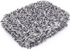 The Rag Company - The Cyclone Ultra Wash Mitt + Cyclone Ultra Wash Pad 6in x 8in Combo Pack - Microfiber Blend, Twist Loop Interior Liner Ideal for Foam, Soap + Bucket, & Rinseless Washing Methods