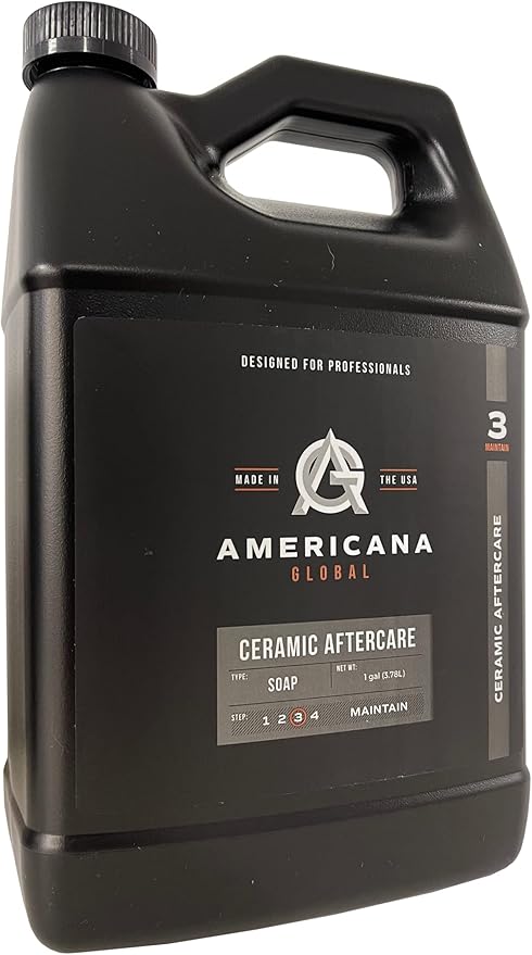 Ceramic Aftercare Soap, pH Neutral 2-in-1 Car Shampoo for Nano Ceramic Coatings - 1 Gallon