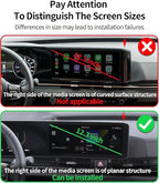 Car Phone Holder for 2025 2026 KIA Carnival/Carnival EV Accessories Apply to 12.3 Inch Touch Screen Fixed Clip Magnetic Cell Phone Mount Hands-Free 360 Degree Rotation