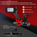 WXRYLYN 2024 Wrangler JL Dash Phone Mount Phone Holder for 2024+ J eep Wrangler JL Metal Dash Platform Go P ro Phone Mount 2024 Wrangler Cell Phone Holder-Driver Side