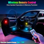 2026 Upgraded 11LEDs Wireless LED Strobe Lights, Ultra Bright 8 Colors Aircraft Strobe Lights with Remote, IP65 Waterproof Anti-Collision Warning Light for Motorcycle Bike Car Drone RV - 4PCS