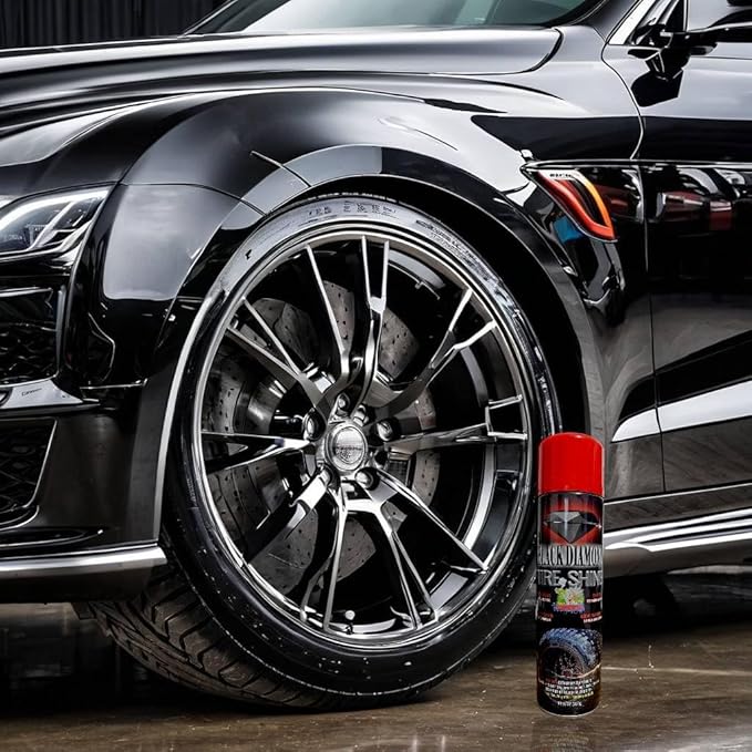 Black Diamond Tire Shine – Extreme Wet Look High Gloss, Long Lasting Protection, UV Resistant, Fast Dry & No Sling Formula, 14 fl oz Spray (Pack of 1)