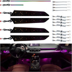 256-Color Interior Ambient Lighting Kit for Mazda CX-5 2017-2025 | 4 Door Panels + LED Strips + Footwell & Handle Lights | Music Sync, APP & Button Control