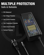 UL Listed 54.6V 2A eBike Charger for 48V Lithium Battery Compatible with 48V Lectric XP 1.0/2.0/3.0,Lectric XPremium, DC 5.5-2.1mm Bicycle Battery Charger Power Adapter