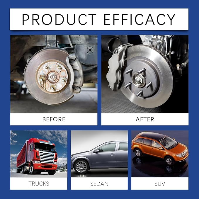 Brake Cleaner Powerful Effectively Non-Acid Wheel Cleaner Perfect for Cleaning Wheels and Tires Brake Remover Iron and General Fallout for Cars