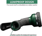 AUTOMAN Garden Hose Nozzle 2PK, ABS Water Spray Nozzle with 7 Adjustable Patterns, Slip Resistant for Watering Plants, Lawn, Garden, Washing Cars, Cleaning, Showering Pets & Outdoor Fun
