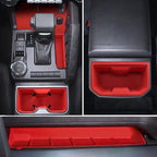 Interior Silicone Liner Insert Custom Fit for Tacoma 2024-2026, Silicone Organizer Tray for Tacoma Gen 4th Double Cab only - Fully Covered - for Tacoma Accessories