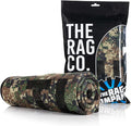 The Rag Company - Slim Dryer Towel - Special Edition Digital Woodland Camo - Ultra-Absorbent Korean Microfiber, Suede Edge, Car Drying Towel, 25" x 35" Camo