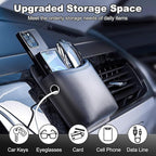 2Pcs Car Side Pocket Organizer, Strap Mini Storage Bag for Cell Phone, Wallet, Key, Glasses, Multifunctional Car Organizer Accessories for Car Seat, Door, Window, Console, 7 * 4.3 * 2.2inch