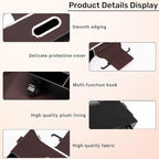 2025 New Back Seat Car Organizer, Multifunctional Seat Back Storage Box, Universal Car Tissue Holder, Five-in-one Multifunctional Storage Box (Brown)