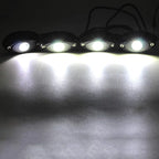 6 Pods LED Rock Lights for Jeep ATV UTV SUV Off Road Wheeler Truck Boat Underbody Glow Trail Rig Lighting Lamp Underglow LED Neon Lights Bright Reverse Waterproof 12V-24V - White
