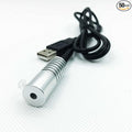 Side Glow Fiber Optic USB Light Source Illuminator - Fiber LED Light - 5V, Small (Yellow, 3mm)