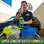 Chemical Guys CWS_110_64BK Car Wash Detailing Bucket, Mitt & Accessories Bundle (6 Items) Featuring Honeydew Snow Foam Car Wash Soap, 64 oz (Half Gallon) - Works on Cars, Trucks, SUVs, RVs & More
