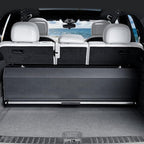 Trunk Organizer for SUV, Leather Car Organizers and Storage with lid & Sturdy Handle, Waterproof Hard Car Trunk Storage Box for Sedan, Travel, Grocery, Daily (Black, 37''*11.41''*12.5'')