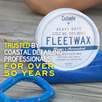 Collinite 885 Fleetwax-Marine & RV Heavy Duty Carnauba+Polymer Wax Sealant-Ultra Durable, Long-Lasting Fiberglass Protection. Provides High Gloss Shine + UV Protection + Prevents Oxidation (12 fl oz)