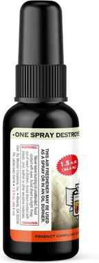 BluntPower Concentrated Odor Eliminator and Diffuser Oil - Room Deodorizer, Odor Eliminator, and Smoke Eliminator Spray - Premium Oil Based Air Freshener & Odor Eliminator Spray - (Grey Vetiver, 1 Pack)