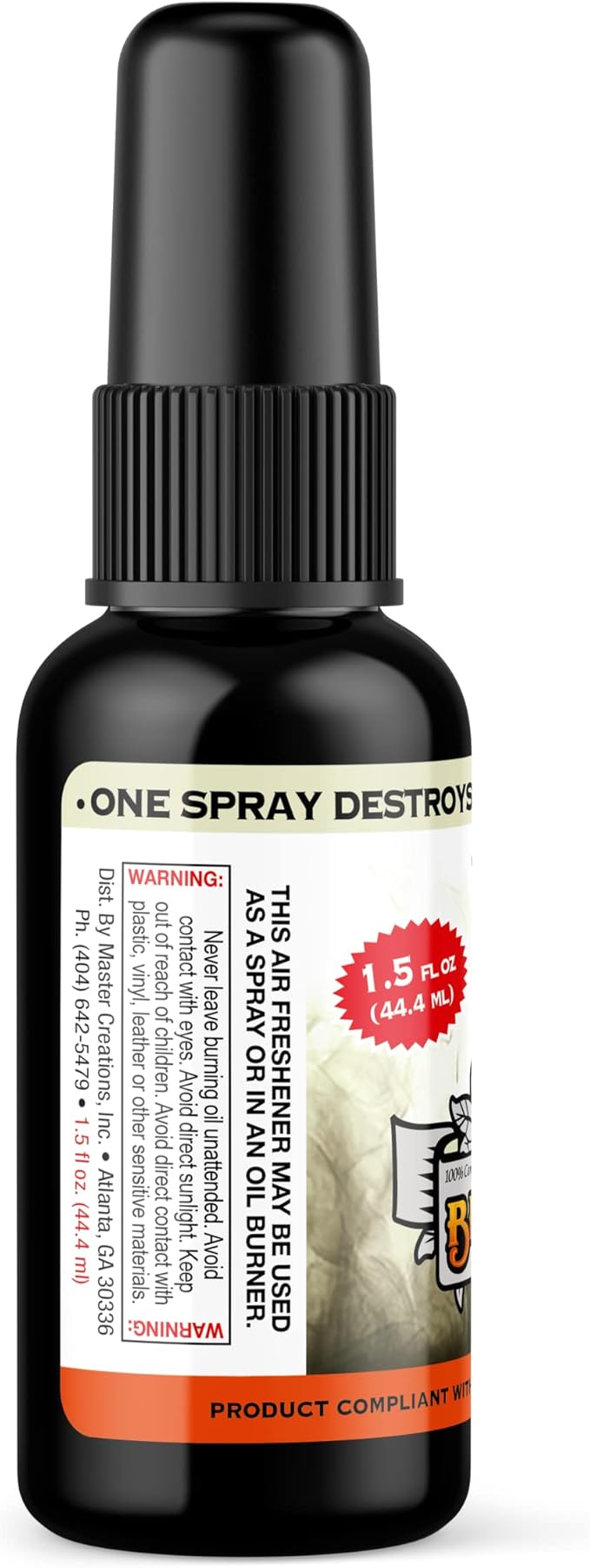 BluntPower (Grey Vetiver, 5 Pack) Concentrated Odor Eliminator and Diffuser Oil - Room Deodorizer, Odor Eliminator, and Smoke Eliminator Spray - Premium Oil Based Air Freshener & Odor Eliminator Spray