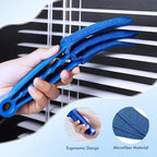 Window Blind Cleaner Duster Brush - 2 Pack with 6 Reusable Microfiber Sleeves for Venetian Blinds, Shutters, Air Conditioner Vents and Jalousie Dust Removal