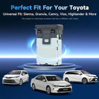 185W Fast Car Charger USB c Dual Port Adapter Center Console Socket for Toyota Sienna (Lid USB (120W)+Type-C (65W)