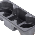 ECOTRIC Center Mini Cup Holder Armrest Console Compatible with 2006-2020 Dodge Charger Police Black Upholstered Middle Cover Storage Box pad Lid Kit Replacement Organizer