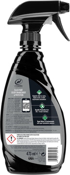 Turtle Wax Hybrid Solutions Ceramic Acrylic Black Car Wax Spray, Restores Apperance of Black Car Paint, Ceramic Coating Protection, Extreme Water Beading, High Gloss Shine, 16 oz (Pack of 6)