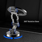 Blekon Magnetic Phone Holder for Car – Compatible with MagSafe Car Mount &Tesla Screen, Flexible All-Metal 3-Axis 360° Rotation & Strong Magnets, Fits iPhone 16/15/14/13/12 Pro Max