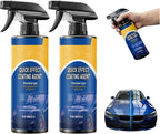 Advanced Car Quick-Acting Coating Agent Spray, 2026 New Car Coating Spray for Shine & Protection, Quick Effect Coating Agent for Car, Waterless Wash Oil Film Emulsion Glass Cleaner (2Pcs)
