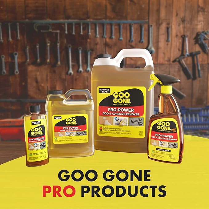 Goo Gone Pro-Power - Professional Strength Adhesive Remover - 32 Fl. Oz. Jug