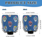 Fake Glitter Cartoon Hat Skull Blue Cool Car Wash Mitts Scratch-Free Wash Mitts For Cars Washing Car Washer Sponge
