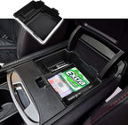 RUNROAD Center Console Upgraded Organizer Compatible with Acura RDX 2019 2020 2021 2022 2023 2024 Accessories, Armrest Storage Box Insert Card Container ABS Coin Holder Console Tray, Black