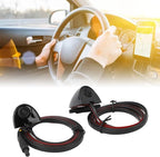 Car Blind Spot Camera Side View Backup Camera Kit Universal 12V NTSC IP67 80° Wide Angle Left Right Pair Output