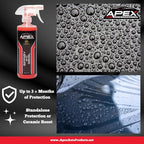 Apex Spray and Seal Bundle with Apex Wheel Cleaner - Ceramic Maintainer and Sealant - Proprietary Iron/Brake dust Remover - Professional Detailing Supplies