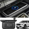 Wireless Car Charger with 15w Wireless and 27w USB Qc3.0 Fast Charging for Nissan Rogue (2021-2023) S/Sv/Sl Center Console Charging Pad Mat Interior Accessories