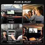 AI Box 3 in 1 Wireless CarPlay Auto Adapter CarPlay Adapter for iPhone&Android Auto,Video Support,TF Card, Magic Box Easy Setup CarPlay Dongle for Factory Wired CarPlay Cars
