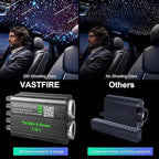 Luxury Starlight Headliner Kit 1000 Piece 32W Twinkle & Meteor Dual-Engine 200 Shooting Stars RGBW Fiber Optic Lights Music Sync Modes - Headliner Kit for Truck SUV Jeep Sunroofs, Curved Ceiling