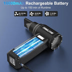 Electric Air Duster 150000RPM Super Power Handheld Cordless Mini Blower Vacuums Rechargeable Brushless Motor 10Gear Adjustable Portable Dust Blower for Pc Computer Keyboard Outdoor House Car Cleaning