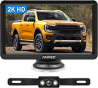 Backup Camera for Truck 7 Inch HD 2K Front Rear View Monitor kit Auto Color Image Night Vision, IP69 Waterproof DIY Grid Lines for Car/RV/Tractor/Semi-Trailers/Pickup H7