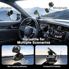 for MagSafe Car Mount Charger, 15W Wireless Car Charger Mount, Vacuum Suction Cup Magnetic Car Phone Holder for iPhone & Android, 360° Adjustable Car Phone Mount for Dashboard & Windshield